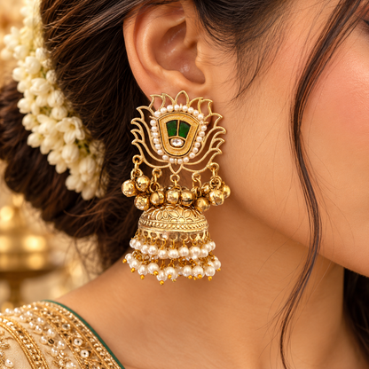 Tara Jhumki - Green