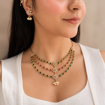 Ria Layered Necklace - Multi