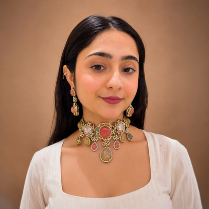 Sirat Sabya Choker-Multicolour