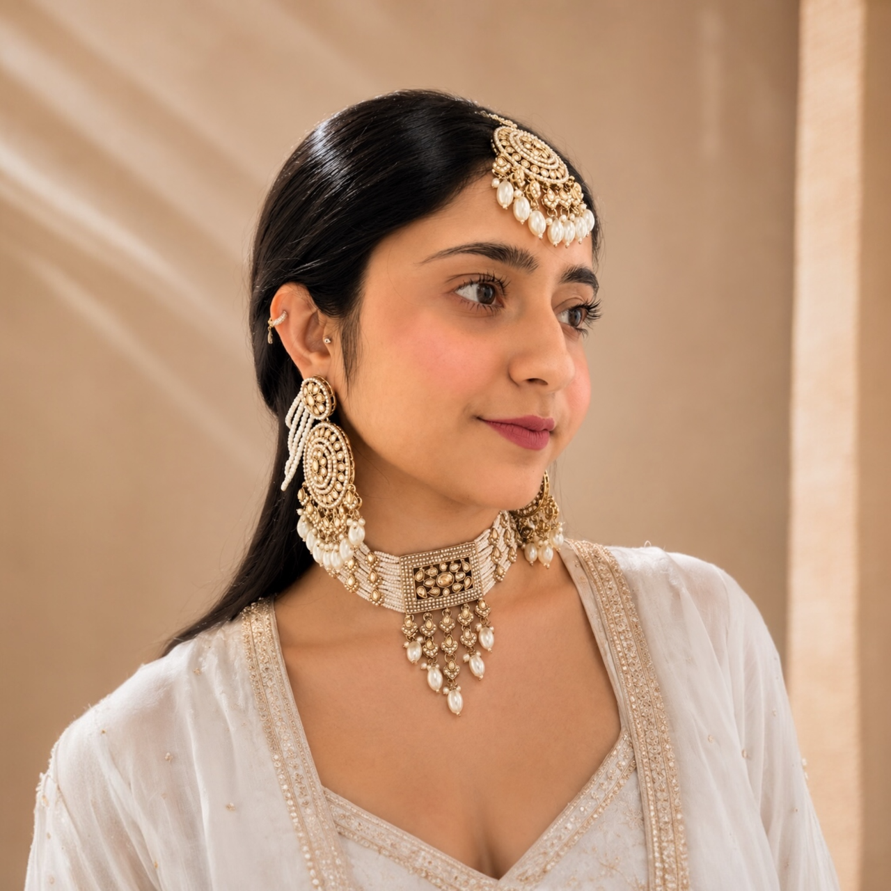 Muskan Jadau Choker-Gold
