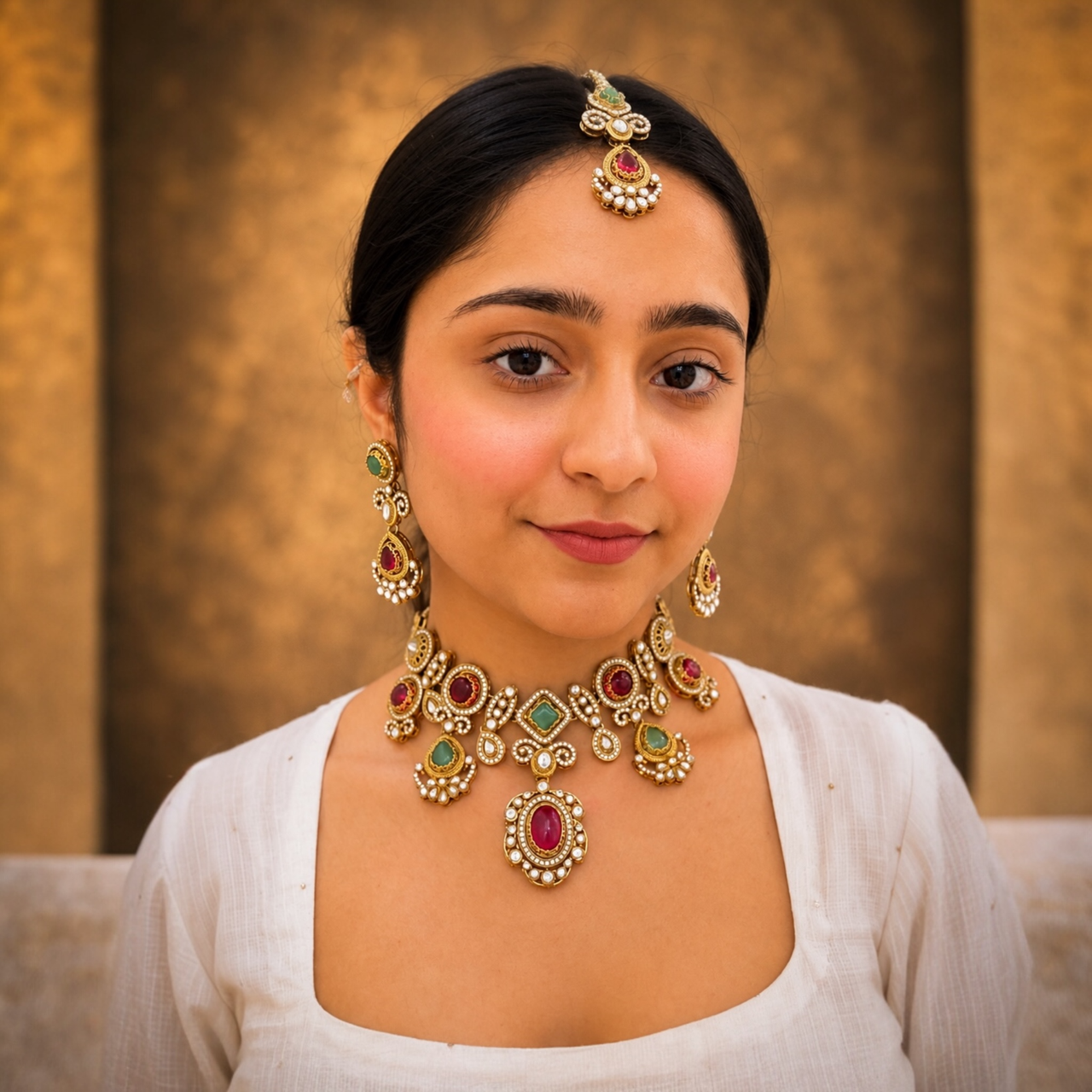 Preeti Sabya Necklace-Multicolor