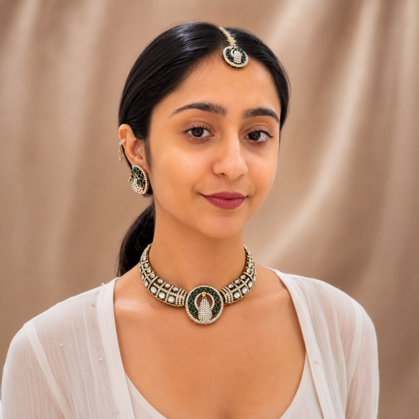 Nisha Peacock Hasli - Green