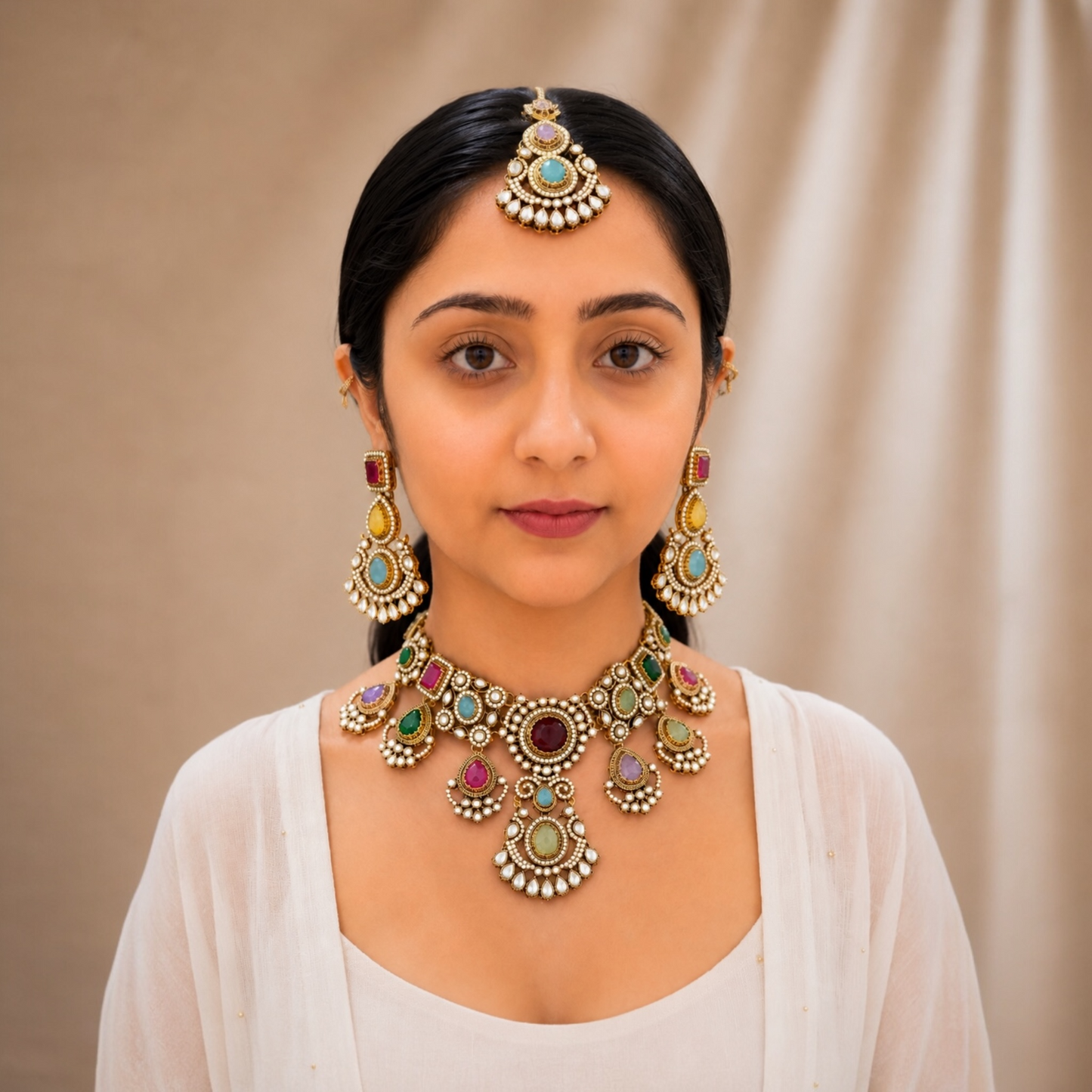 Nihira Sabya Necklace - Multi
