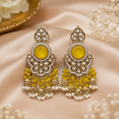 Sidya Earrings - Yellow
