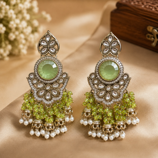 Sidya Earrings - Pista