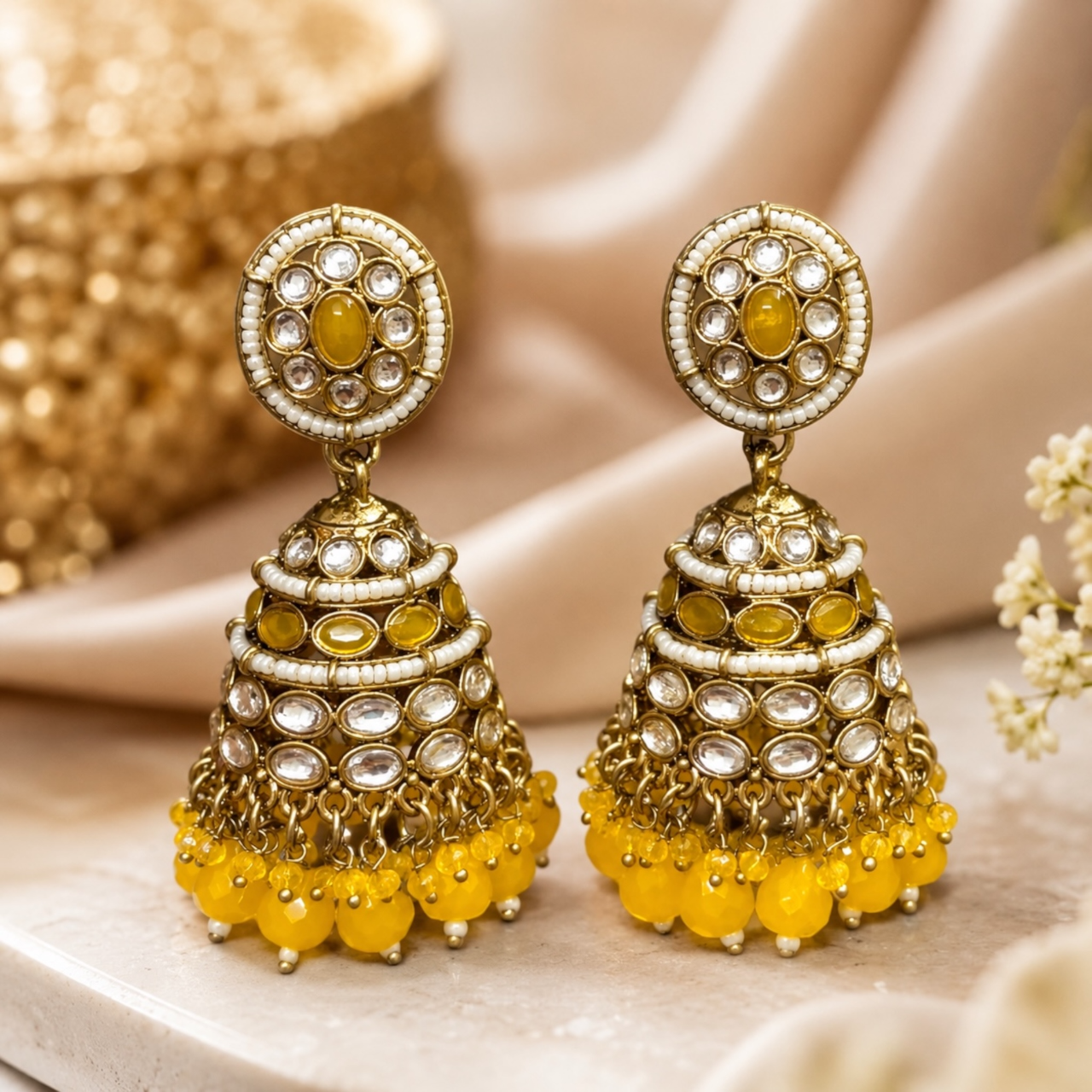 Mirab Jhumki - Yellow