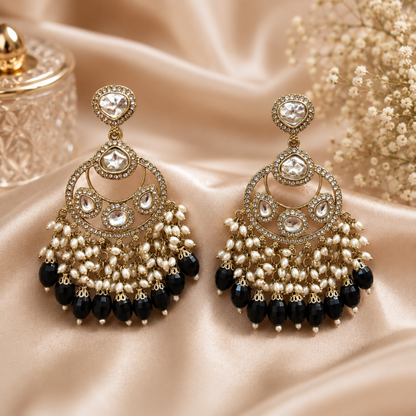 Tripti Chandbali - Black