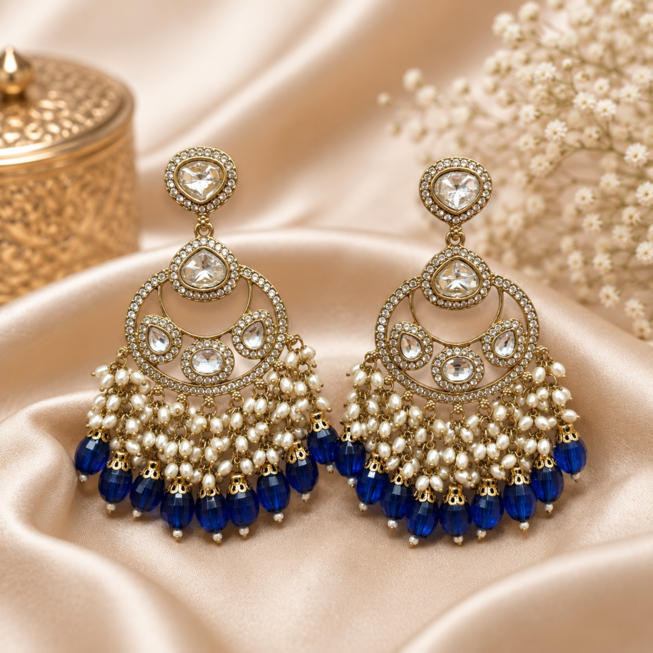 Tripti Chandbali - Blue