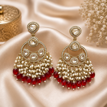 Tripti Chandbali - Red