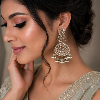 Ritika Earrings - Champagne