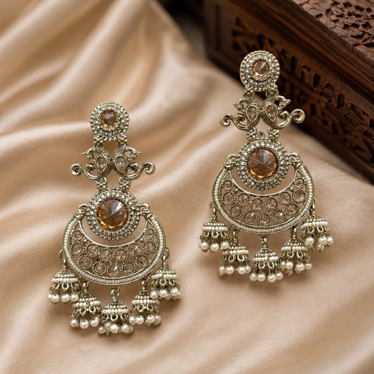 Ritika Earrings - Champagne