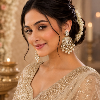Rima Earrings - White