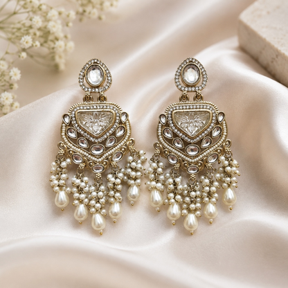 Rima Earrings - White