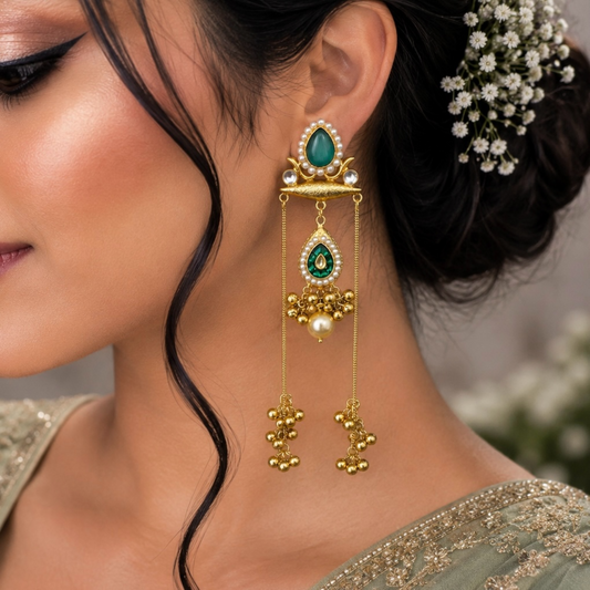 Ana Earrings - Mint