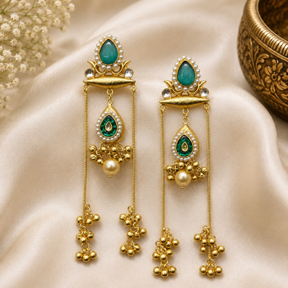 Ana Earrings - Mint