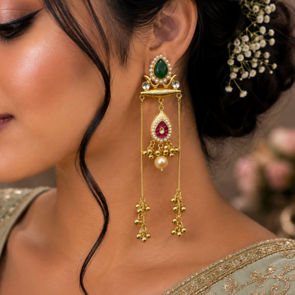 Ana Earrings - Green