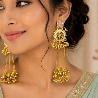 Lily Earrings - Pink