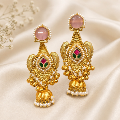 Bella Earrings - Pink