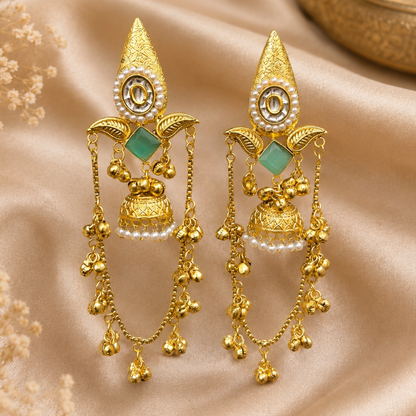 Yashna Earrings - Mint