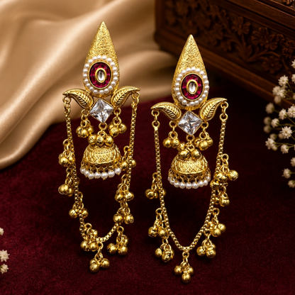 Yashna Earrings - White