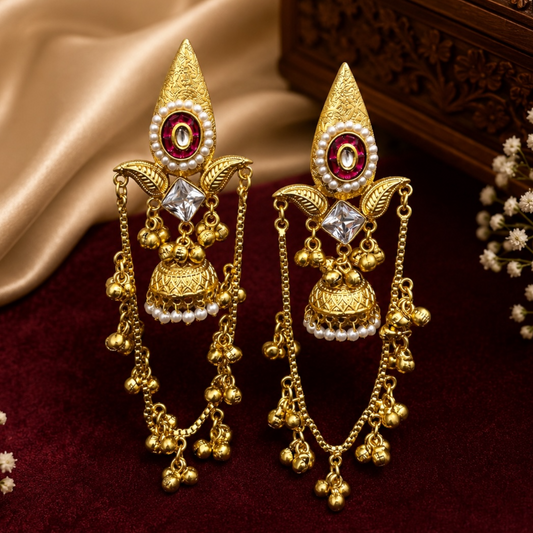 Yashna Earrings - White